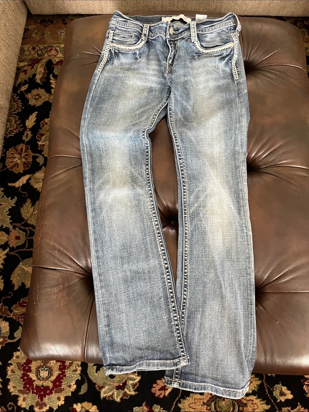 Tin Haul Women’s Blue Bootcut Denim Jeans